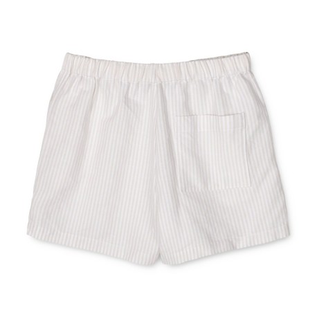 Madison stripe shorts - crisp white