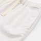 Madison stripe shorts - crisp white