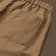 Madison linen shorts - khaki