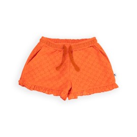 Broderie ruffled shorts