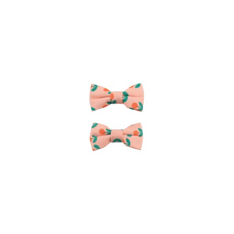 PEONIES BOW CLIP SET