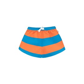 STRIPES SWIM TRUNKS - red/blue