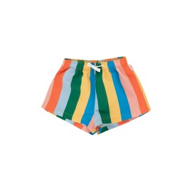 MULTICOLOR STRIPES SWIM TRUNKS