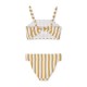 Lucette bikini - Stripe yellow