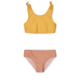 Bow bikini - Yellow/Tuscany mix