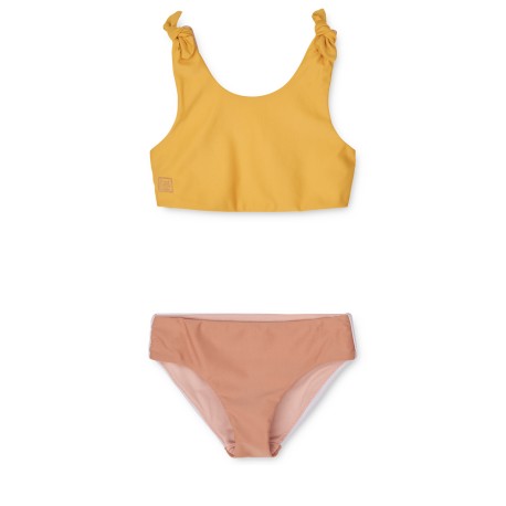 Bow bikini - Yellow/Tuscany mix