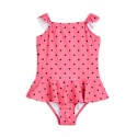 Polka Dot UV Swimsuit with Skirt