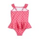 Polka Dot UV Swimsuit with Skirt
