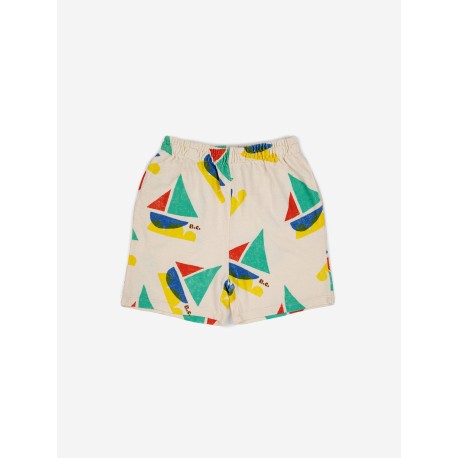 Sail Boat all over woven shorts