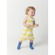 Yellow stripes playsuit