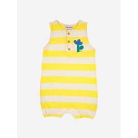 Yellow stripes playsuit