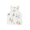 Sailing boat tank top