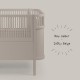The NEW Sebra Baby & Junior bed - Jetty beige