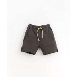 Flame jersey shorts - charcoal