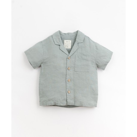 Linen shirt with pocket - care