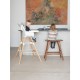 Bundle Evolu 2 Chair Natural White + Angel Cushion Grey