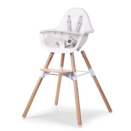 Bundle Evolu 2 Chair Natural White + Angel Cushion Grey