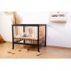 Playpen 97 Wood - black/naturel