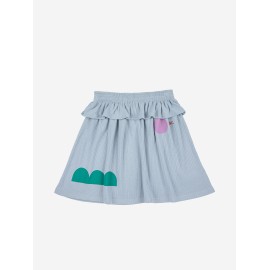 Geometric Shapes ruffle skirt