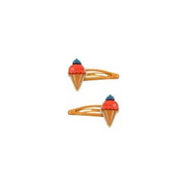 ICE CREAM HAIR CLIPS SET New