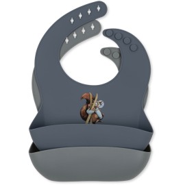 2 PACK SILICONE BIBS - val d'Isere