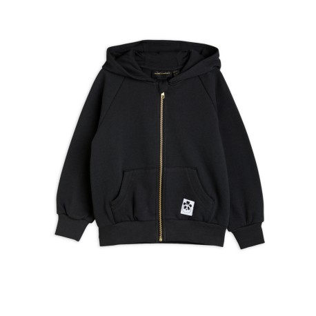 Basic Zip Hoodie black