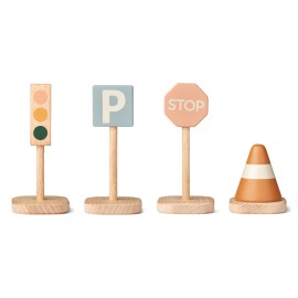 Village traffic signs - 4 pack
