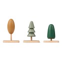 Village trees 3- pack