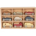 Wooden mini cars