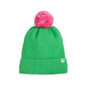Pompom knitted hat