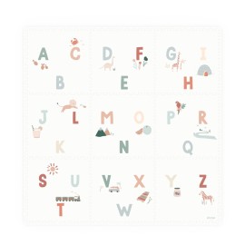 Alphabet - Terrazzo EVA Puzzlemat - 180 x 180 cm