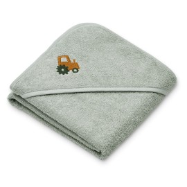 Batu Hooded Baby Towel - vehicles