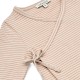 Tadeo strip wrap cardigan - tuscany