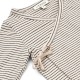 Tadeo stripe wrap cardigan - navy