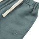 Madison linen shorts - whale blue