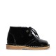 Chaton patent boot - black