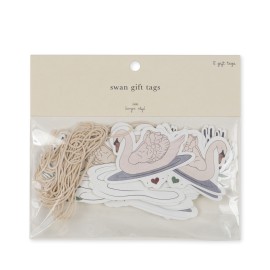 Gift tags - swan