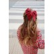 Velvet Bowie hair clip - jolly red