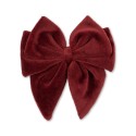 Velvet Bowie hair clip - jolly red