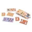 Counting puzzle, 1-10, Toes/Builders