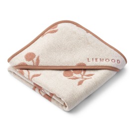 Alba Hooded Baby Towel - Peach