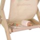 Wooden doll stroller