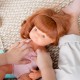 BABY DOLL Red hair GIRL 38CM - pink