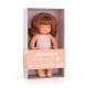 BABY DOLL Red hair GIRL 38CM - pink