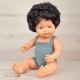 BABY DOLL Curly Boy 38CM - grey