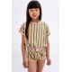 Playsuit multi pop stripe