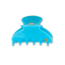 Hair clamp medium - bright blue