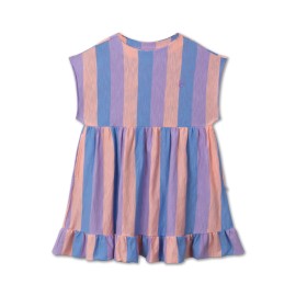 Dress tricolore block stripe