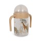 Baby bottle with handle -Safari