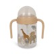 Baby bottle with handle -Safari